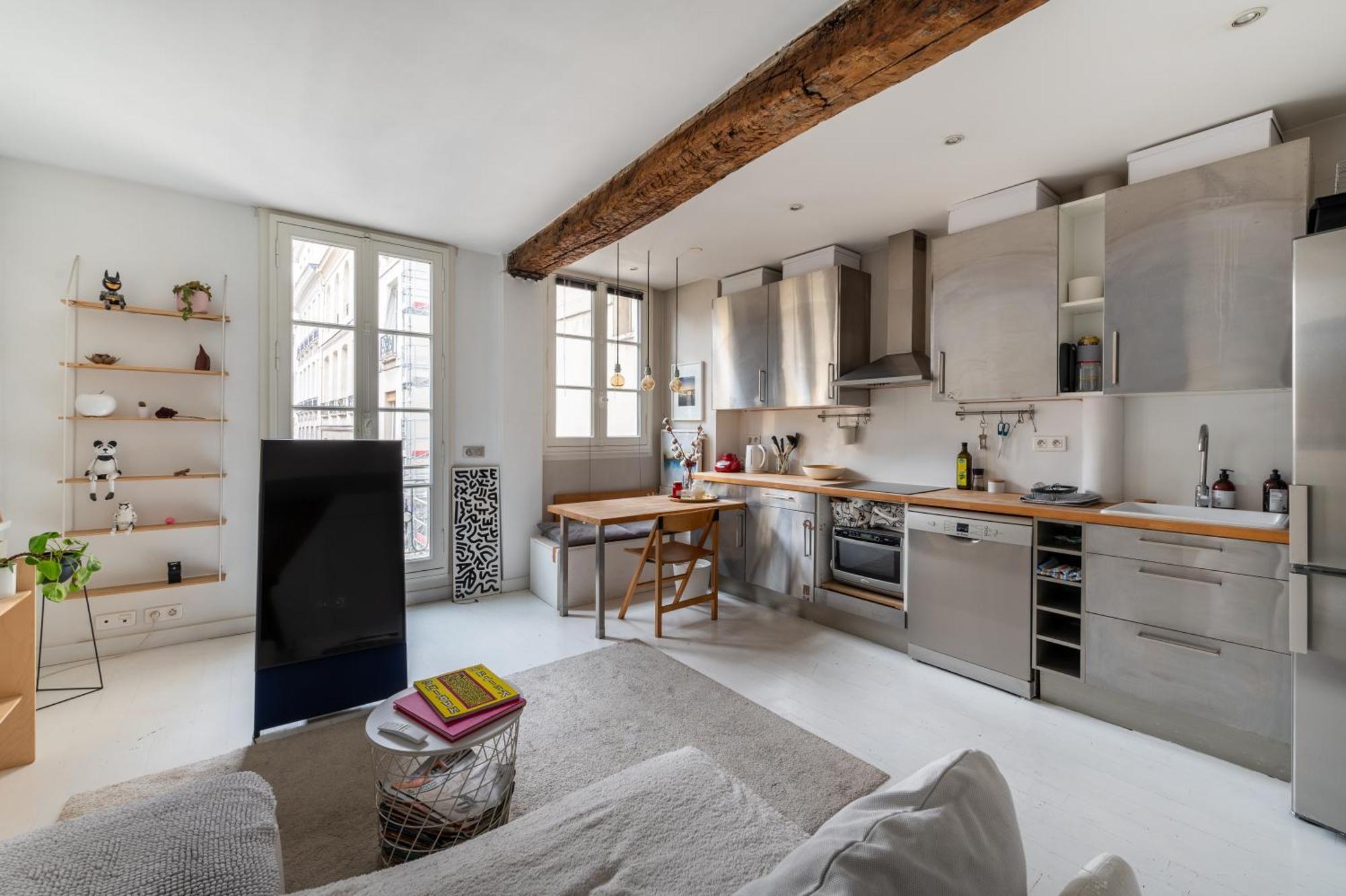 Appartement Stylish 1bd Duplex - Stunning Views Near Louvre