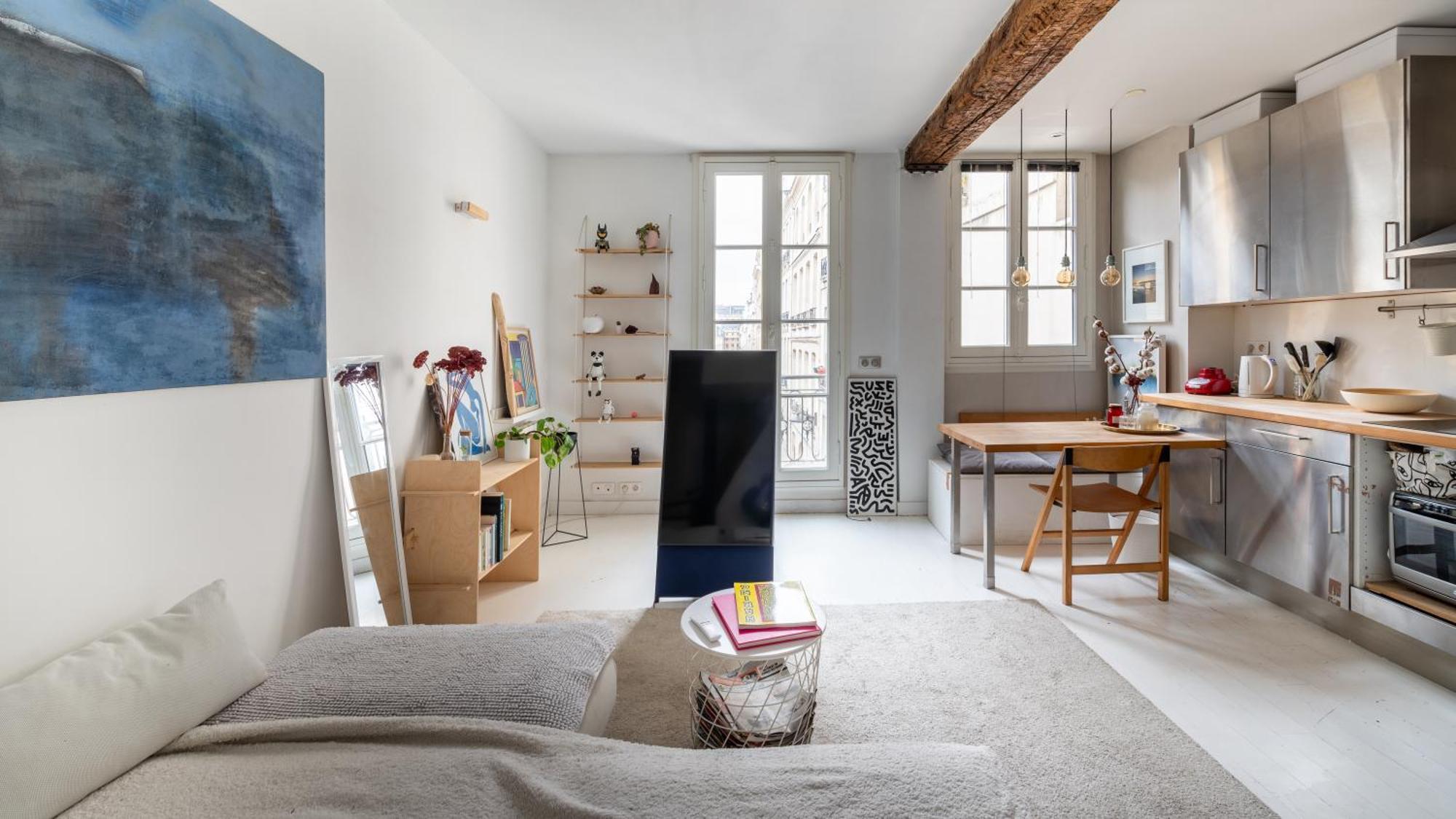 Stylish 1bd Duplex - Stunning Views Near Louvre Appartement
